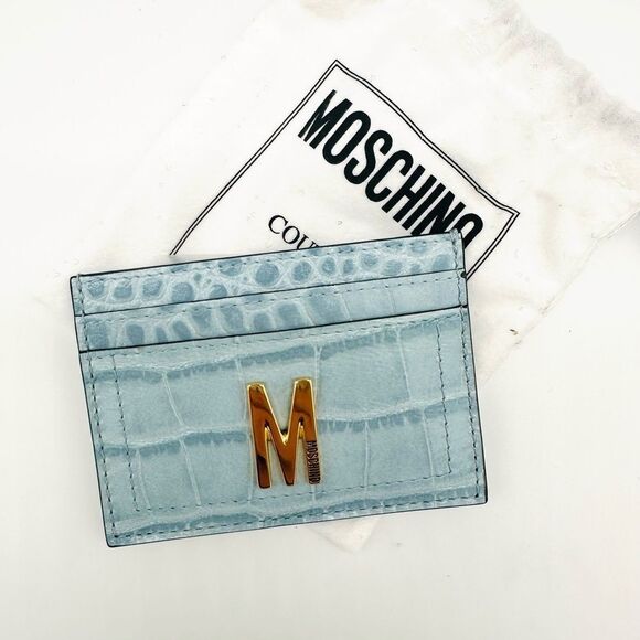 moschino baby blue card case - Picture 3 of 4